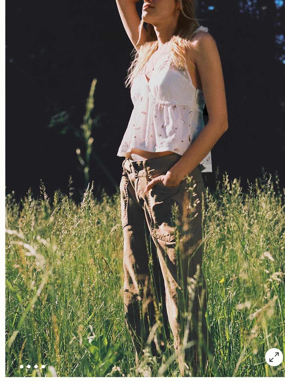 Anthropologie X Pilcro The Wanderer Low-Rise
Trousers Moss Green Cotton 24 - Picture 6 of 11